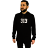 313 Longline Hoodie - Svart