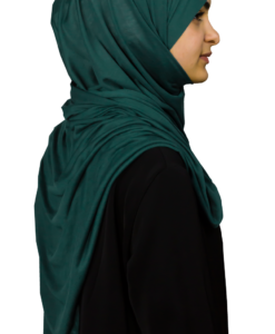 Jersey green-blue hijab