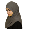 Elegant grey hijab