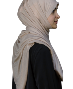 Jersey beige hijab