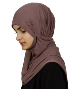 Jersey argyle purple hijab