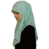 Kvadratisk ljusblå hijab