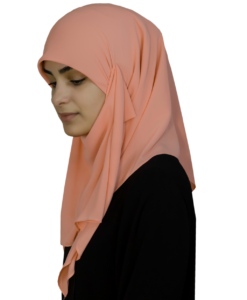 Kvadratisk aprikos hijab